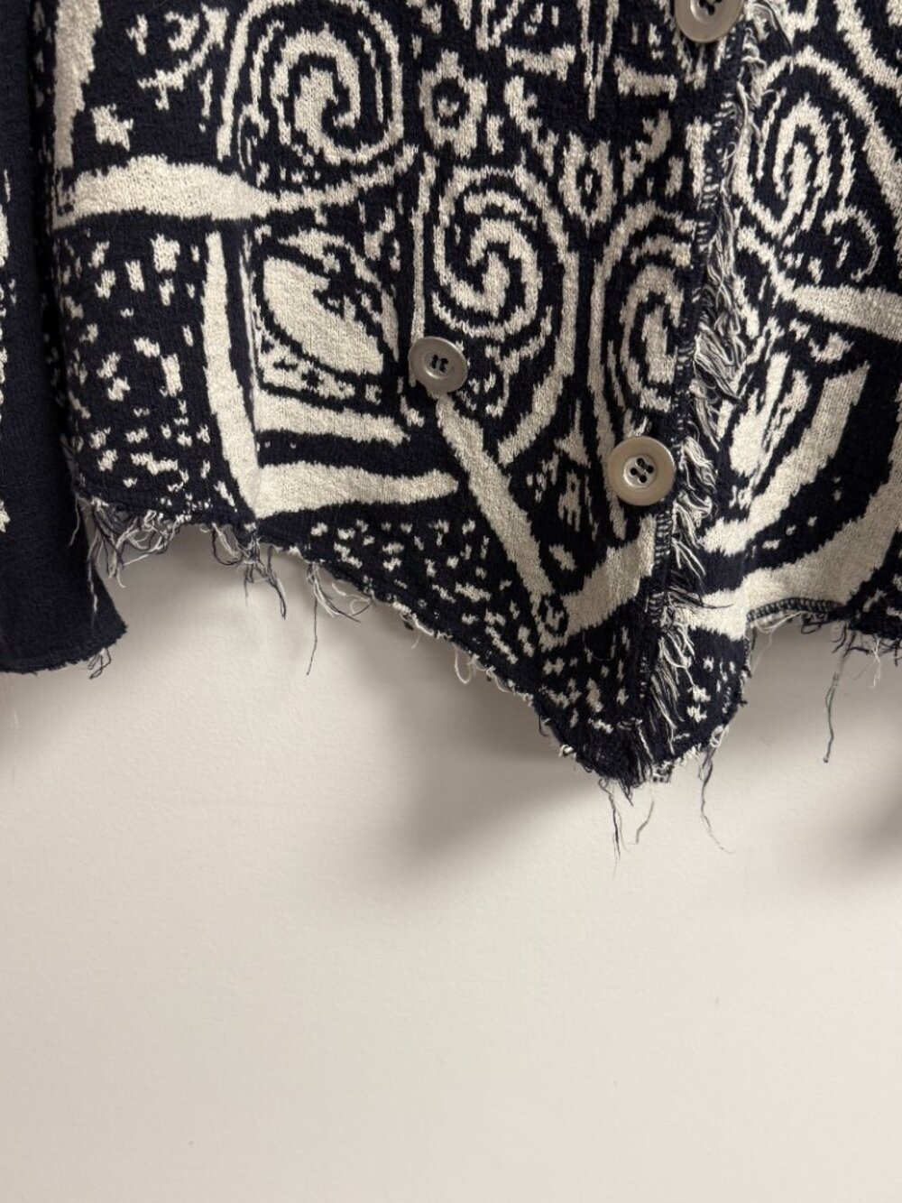 Free People Smitten Kitten Slouchy Mandala Boho Cardigan Medium - Picture 7 of 11